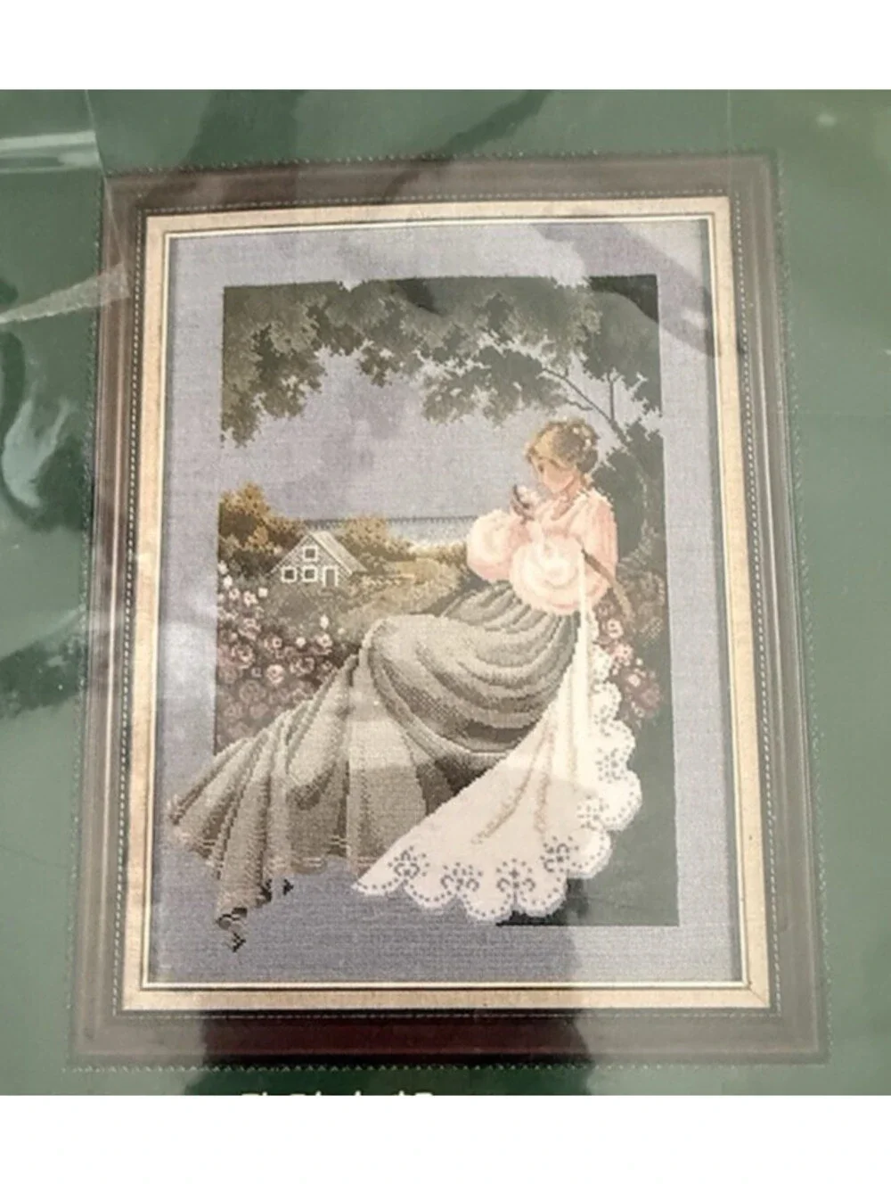 Nantucket Rose Girl Counted Cross Stitch Kit HUGE 23.6